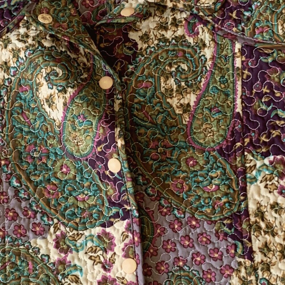 Quilted Patchwork Jacket - image 2